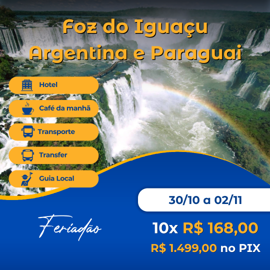 Detalhes da viagem  Foz do Iguaçu, Argentina e Compras no Paraguai