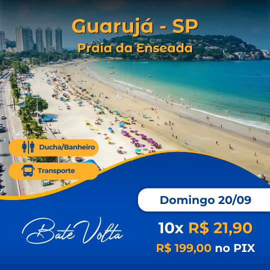 Detalhes da viagem Guarujá - Praia da Enseada